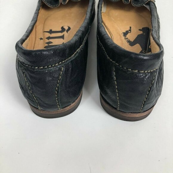 Lucchese Boot Co Leather Moccasins Loafer - Picture 9 of 12